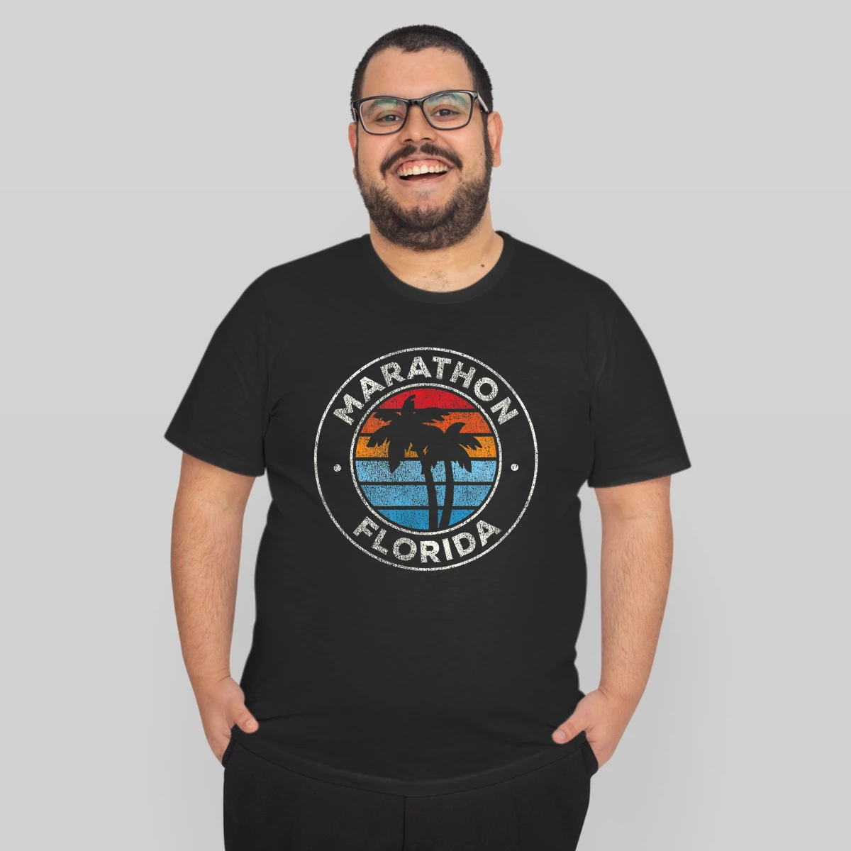 Marathon Florida Fl Vintage Graphic Retro 70s