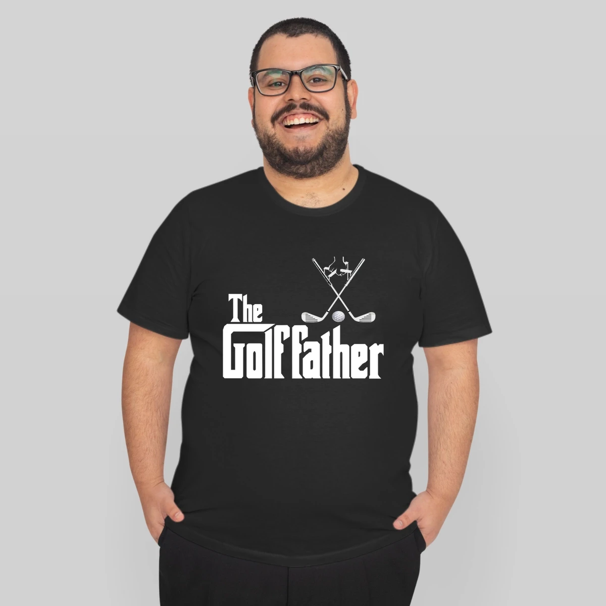 Mens The Golffather Golf Father Funny Golfing Fathers Day