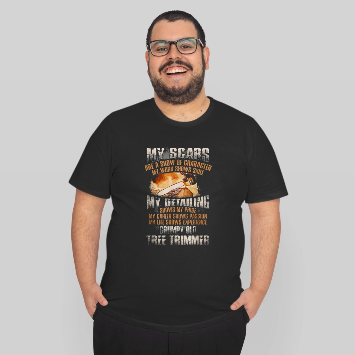 Mens Tree Climber Tree Trimmer Arborist Funny Job Pride