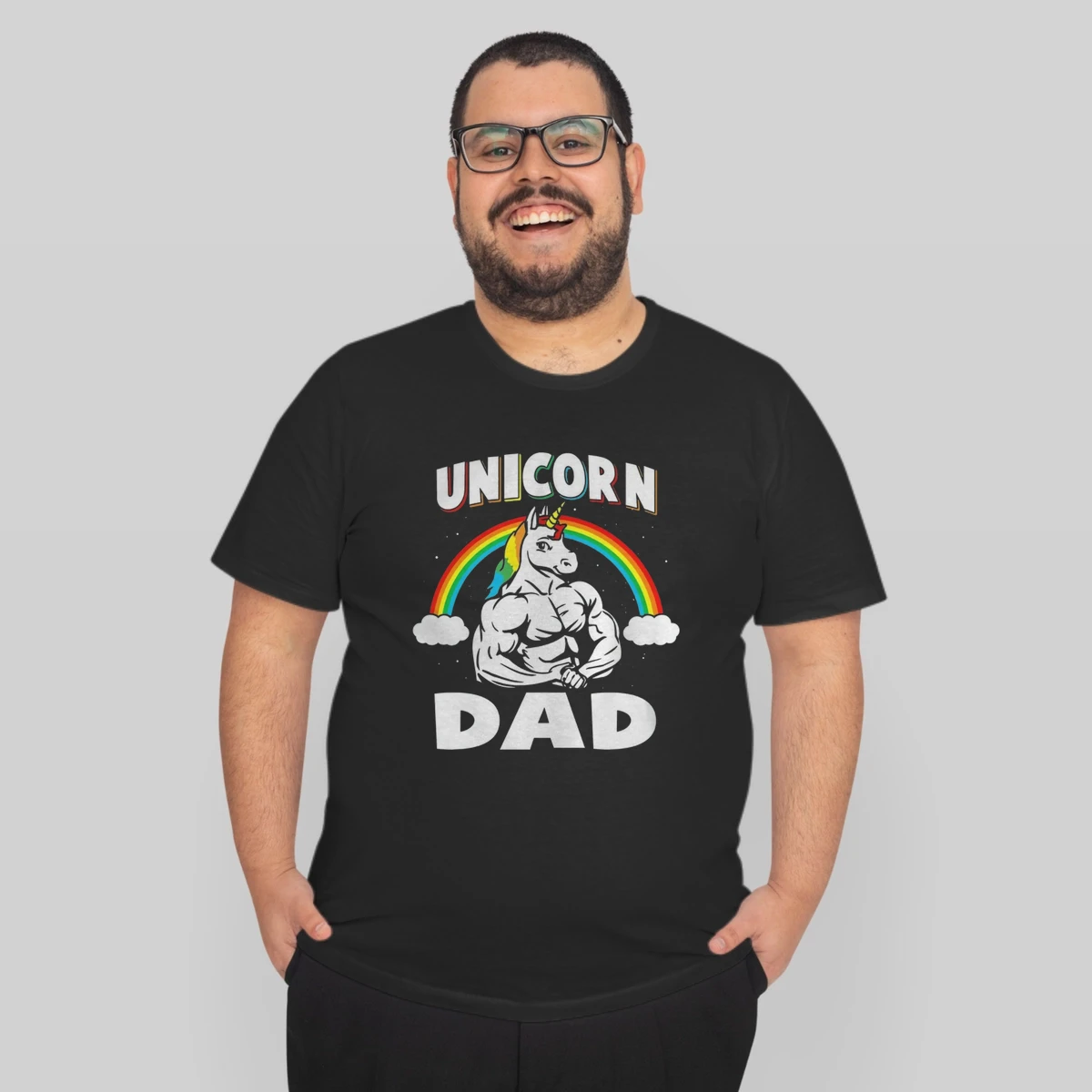 Mens Unicorn Dad T Rainbow Unicorns Gift