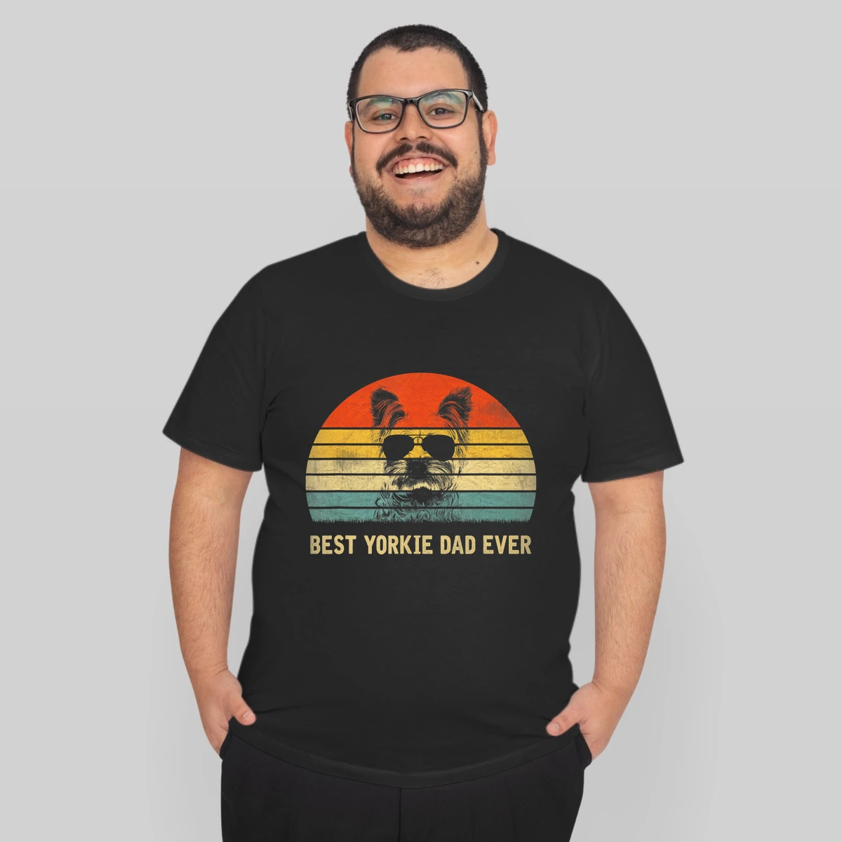 Mens Vintage Best Yorkie Dad Ever Fathers Day Gifts For Lover