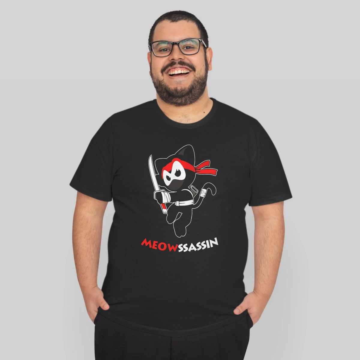 Meow Assassin Ninja Cat Meowssassin Cute Cool Funny