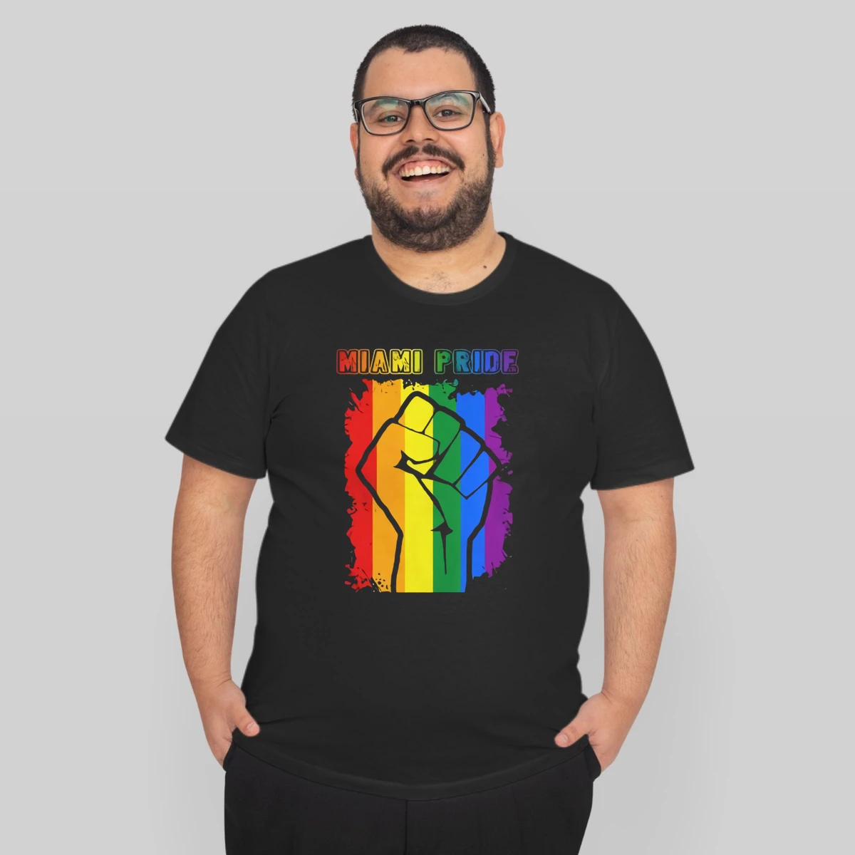 Miami Pride Lgbt Rainbow Flag