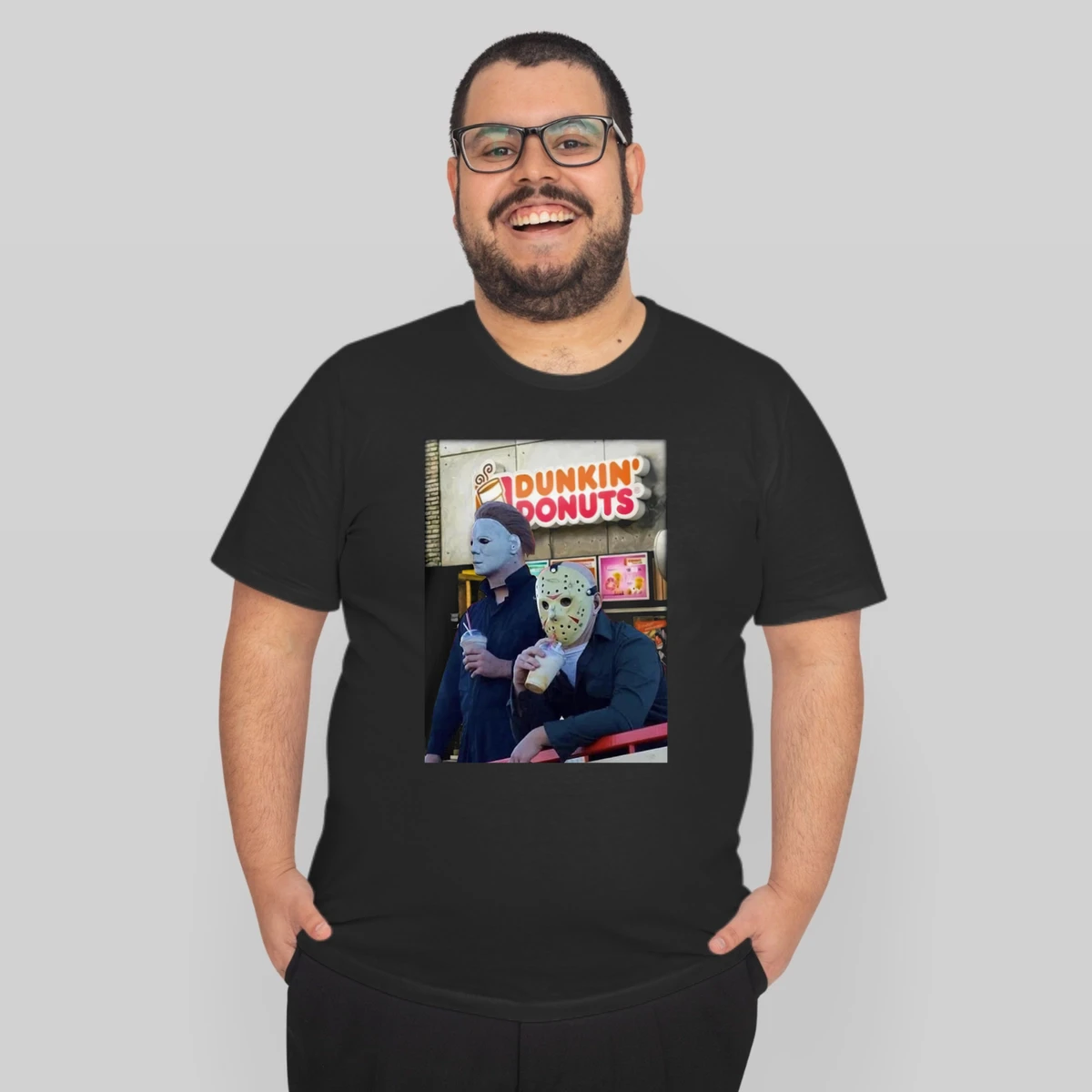 Michael Myers Jason Voorhees Drink Dunkin Donuts