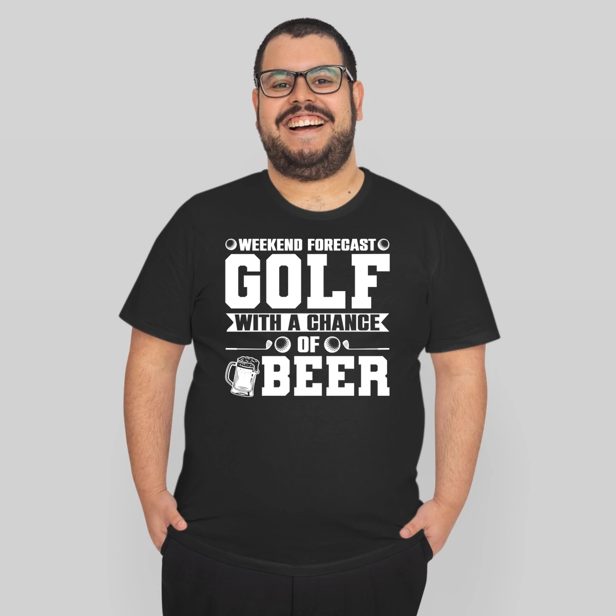Weekend Forecast Golf With A Chance Of Beer T Design 2