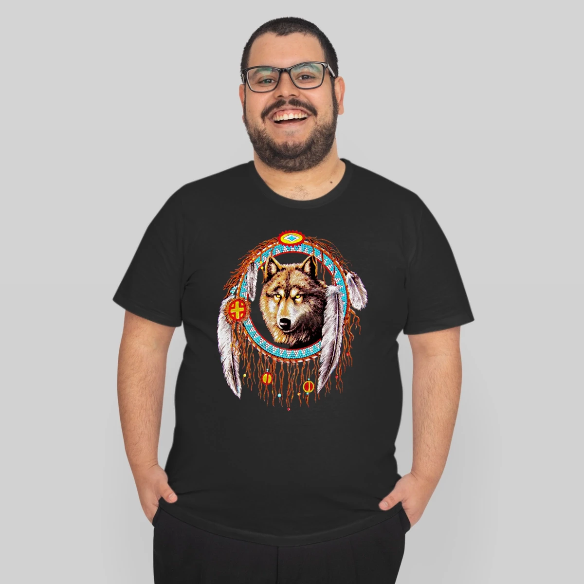 Wolf Dream Catcher Indian Native