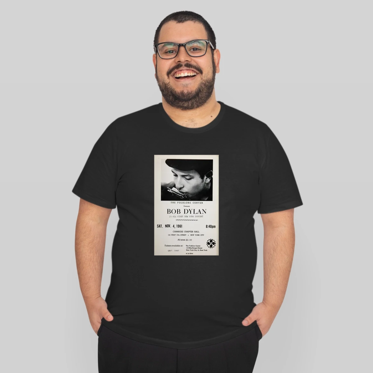 Bob Dylan 1st Live Poster