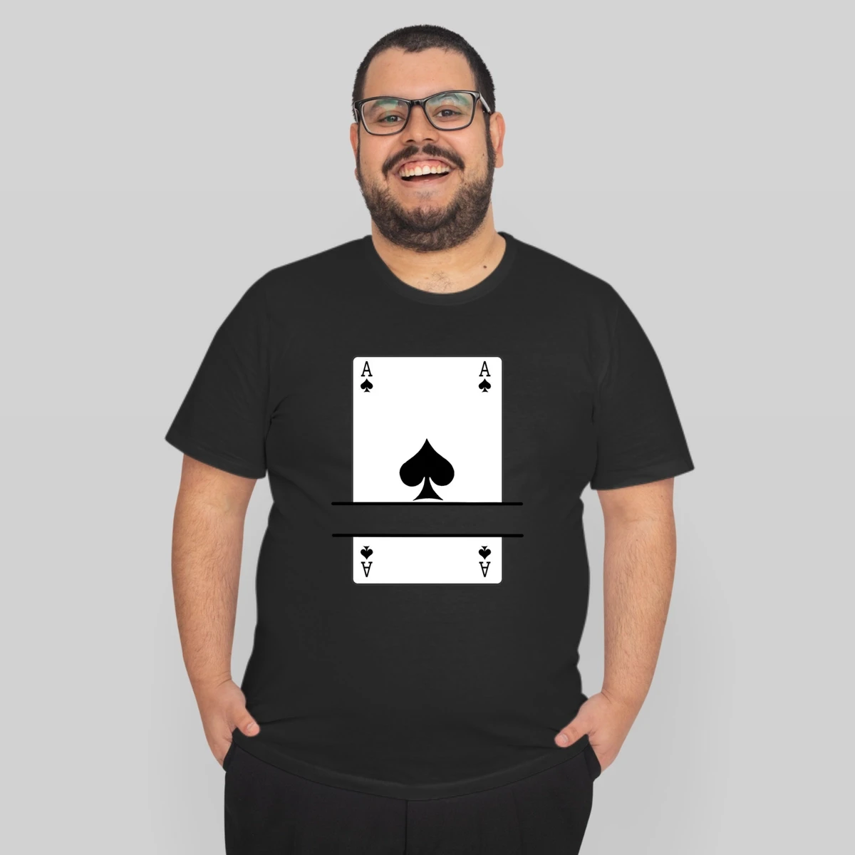 Playing Card Ace Of Spades With Banner Space