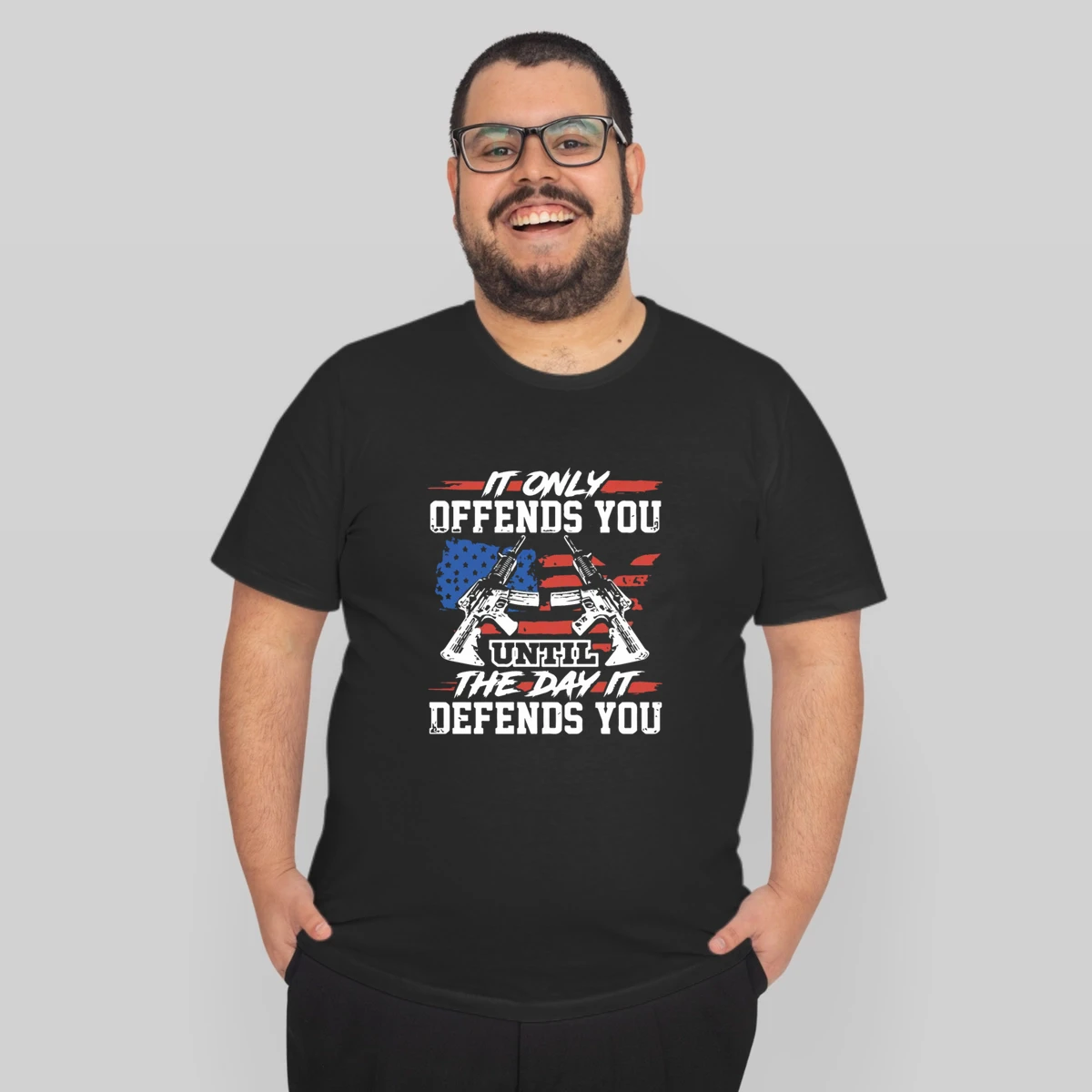 It Only Offends You Until The Day It Defend You Gu