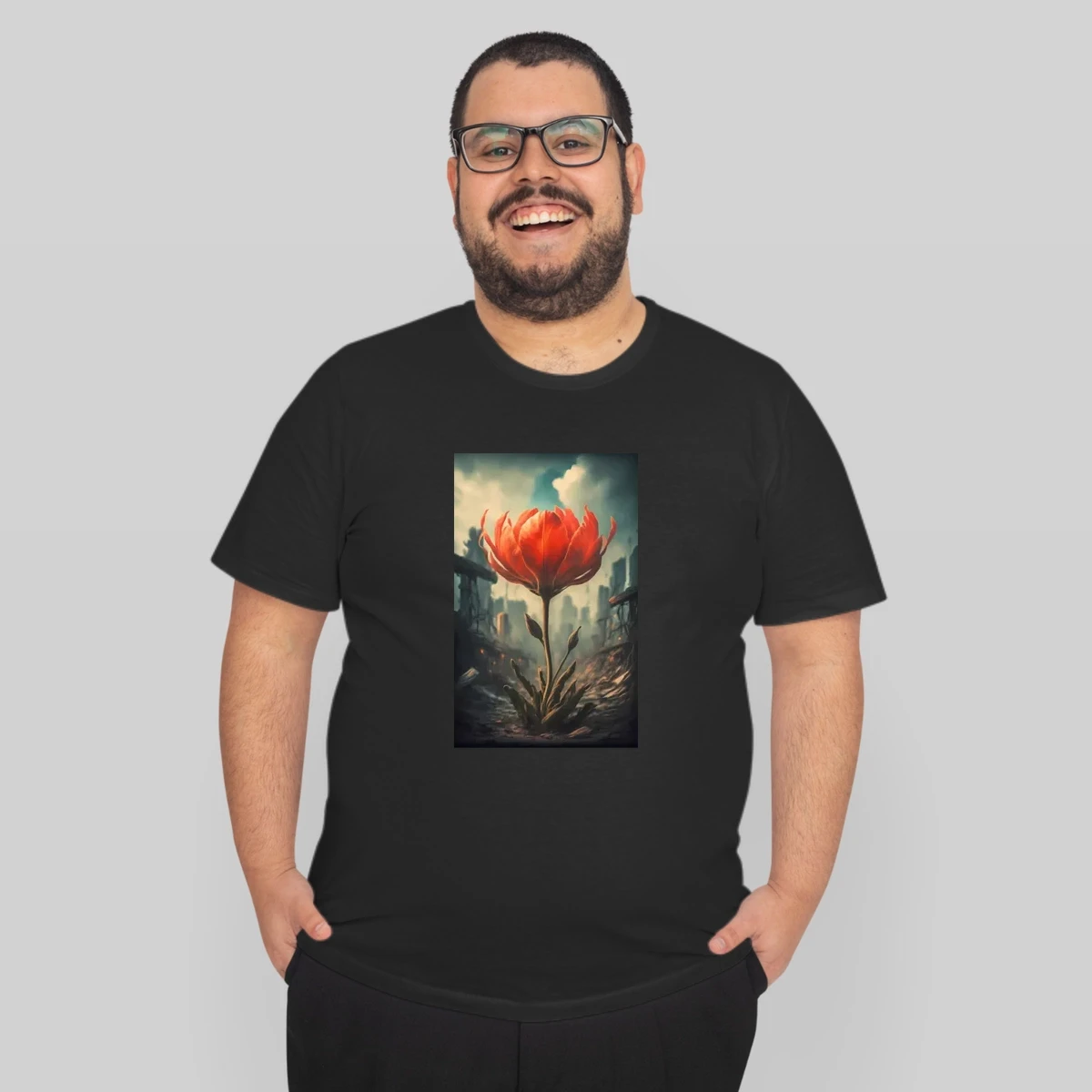 The Last Red Flower In A Dystopian Future