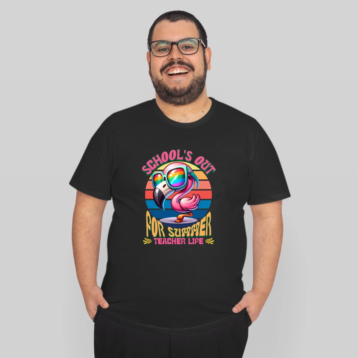 Schools Out For Summer Teacher Life Flamingo Vibe