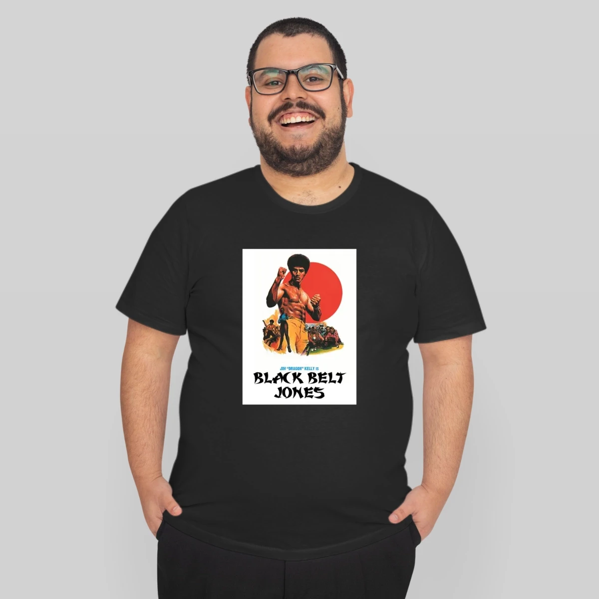 Black Belt Jones Jim Kelly Popular Blaxploitation Vintage Movie Fan T