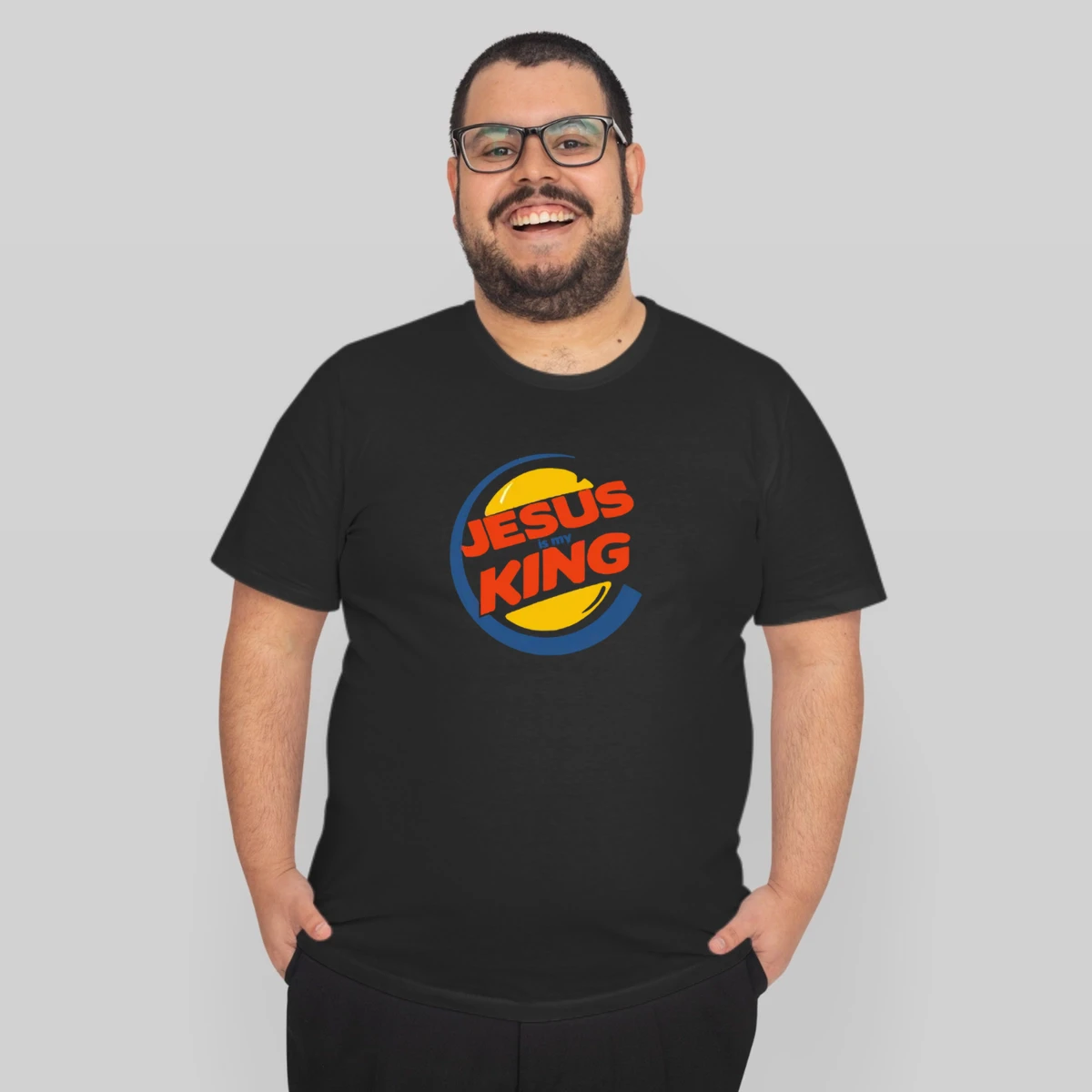 Jesus Is My King Burger King Logo Parody