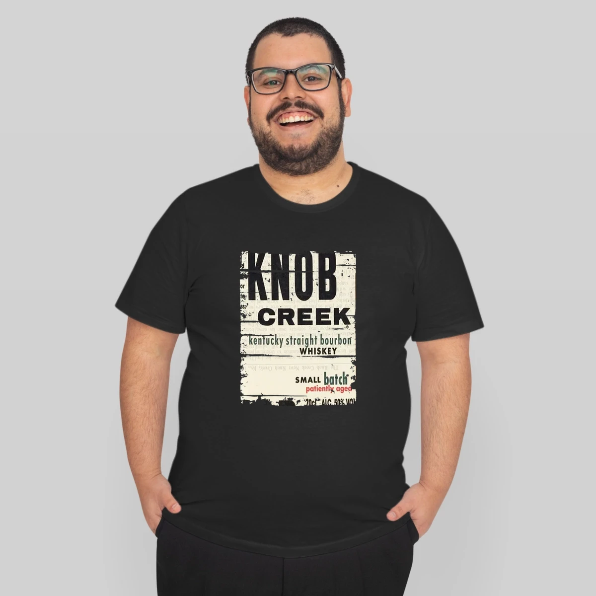 Knob Creek Bourbon Alcohol Drinking Gift Distressed