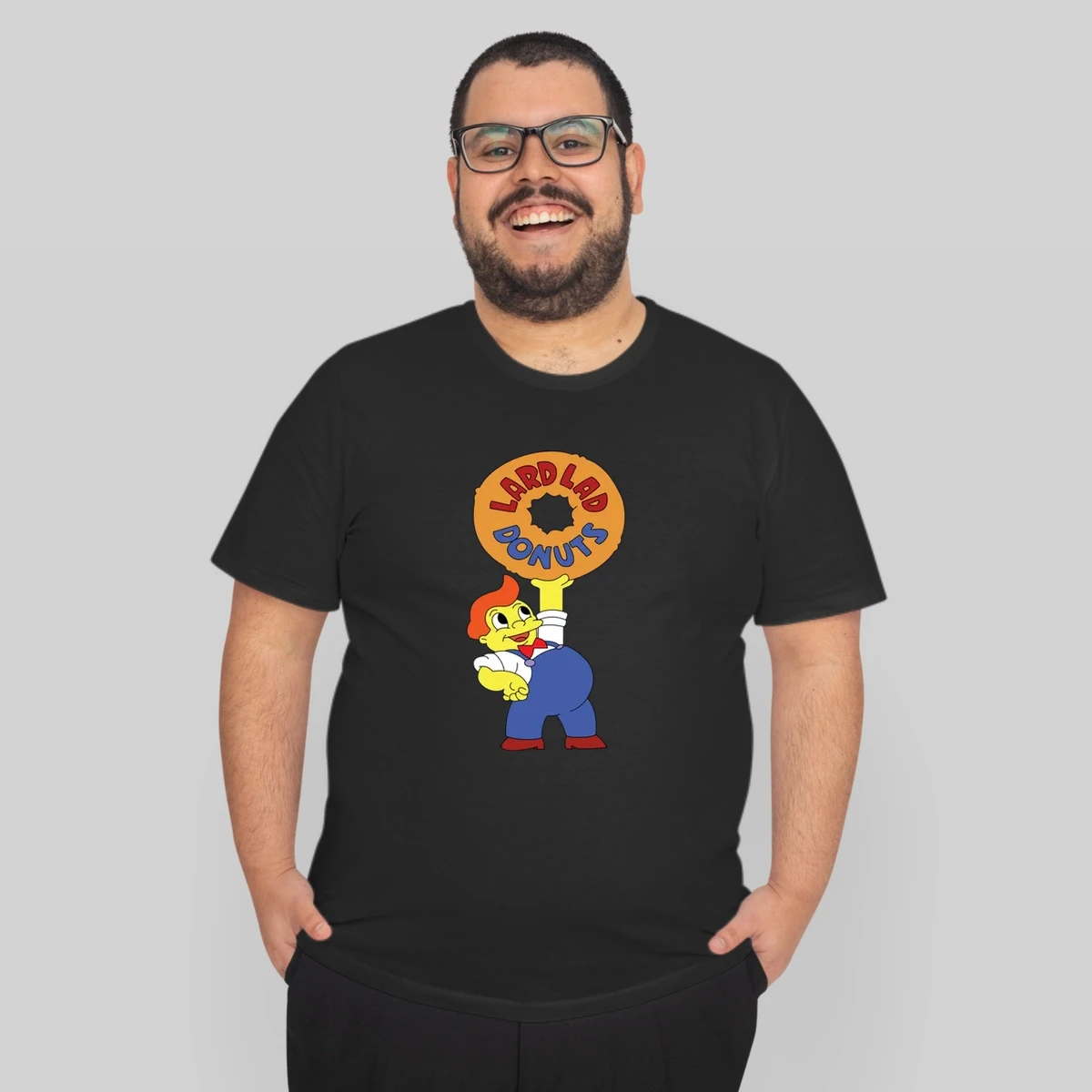 Lard Lad Donuts Simpsons Fictional Restaurant Logo