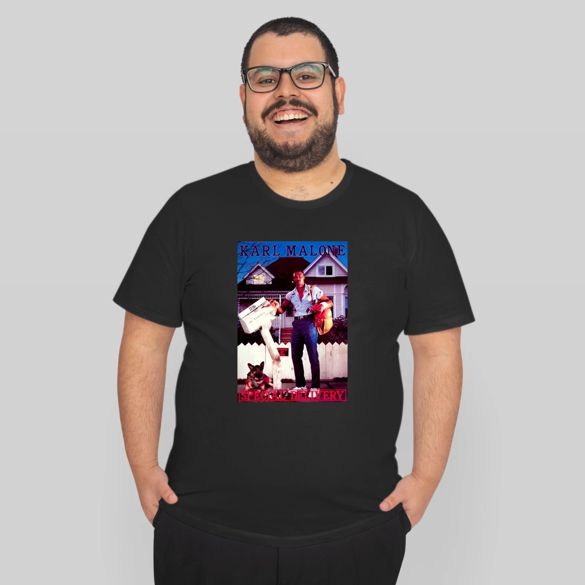 Retro 1980s The Mail Karl Malone Special Delivery