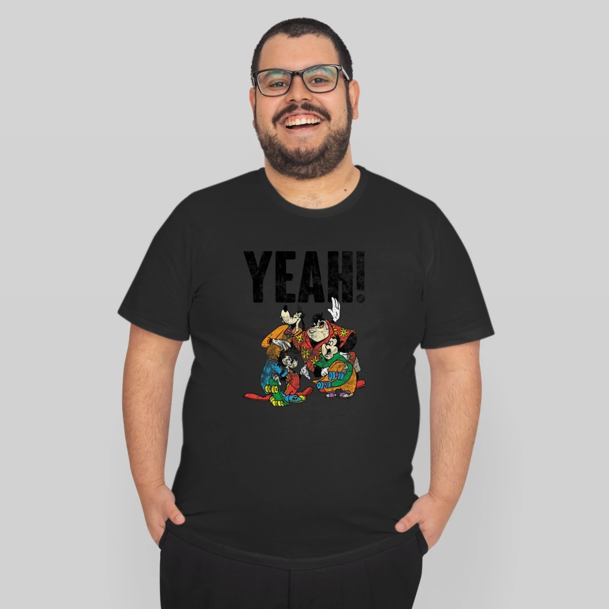 Yeah Goof Troop 90s Tv Show Cartoon Worn