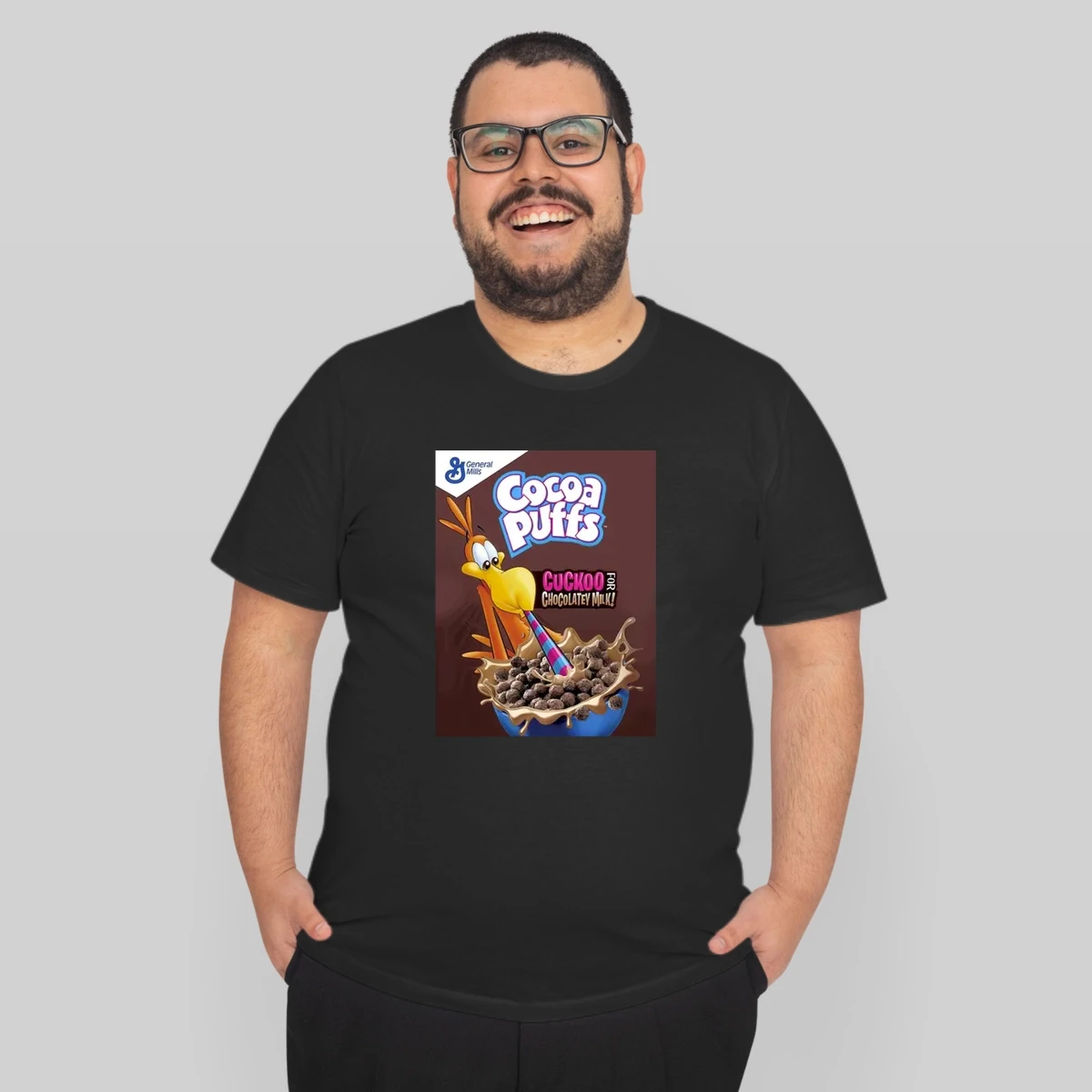 Cocoa Puffs Box Greatest Cereal Of All Time Breakfast Fan Foodie Baby