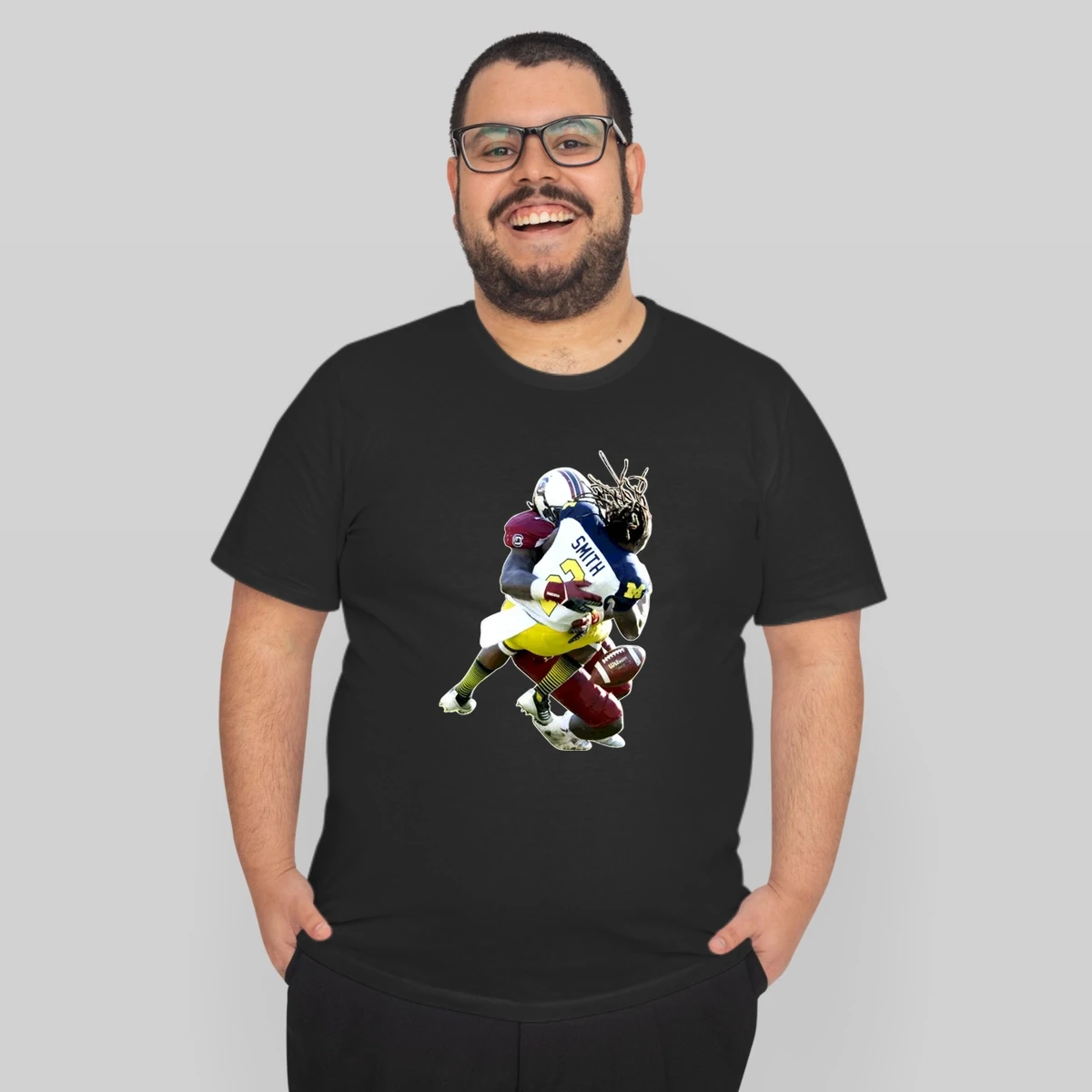 Jadeveon Clowney Football Hit Smith