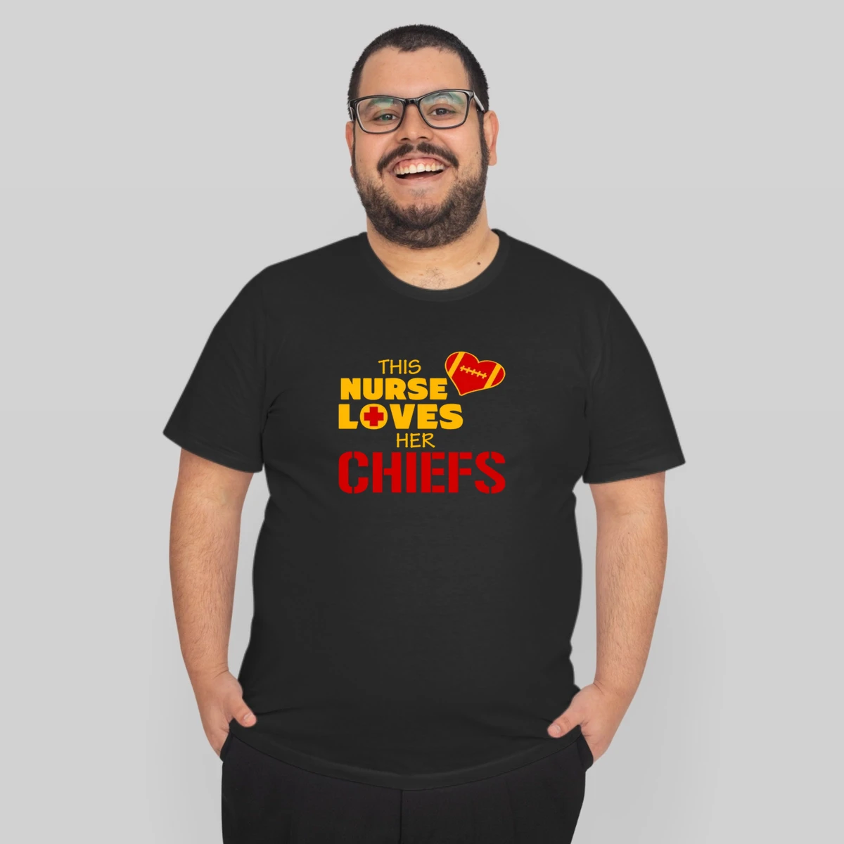 This Nurse Loves Her Chiefs Football Kansas City Chiefs Team Colors Ladies