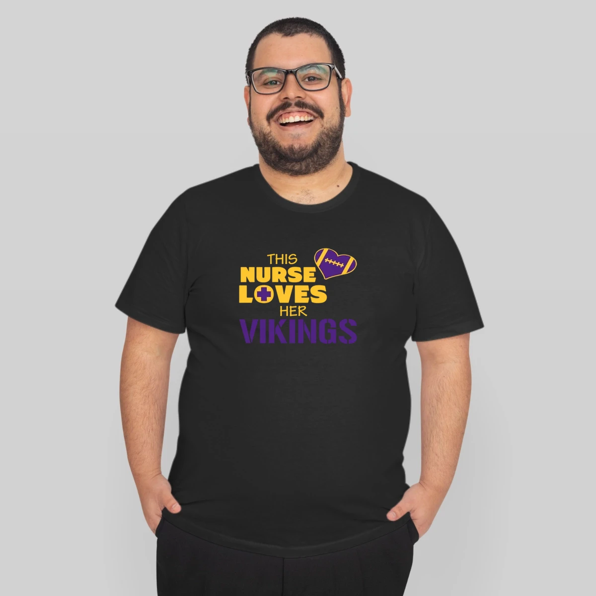 This Nurse Loves Her Vikings Football Minnesota Vikings Team Colors Ladies