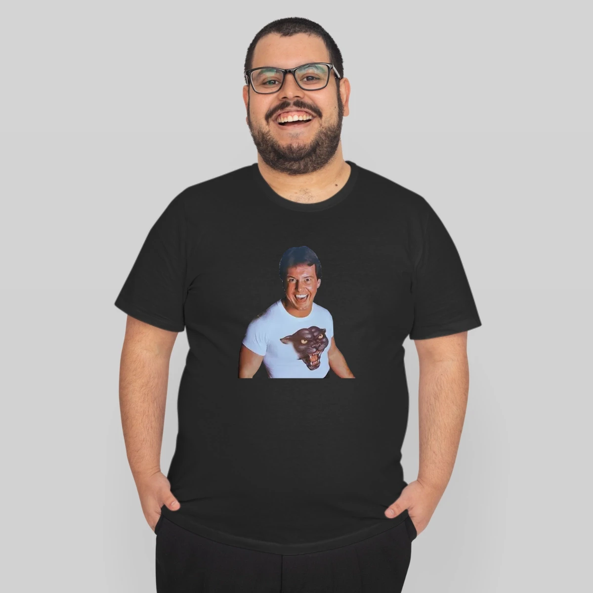 Rowdy Roddy Piper Panther Wrestling Fan