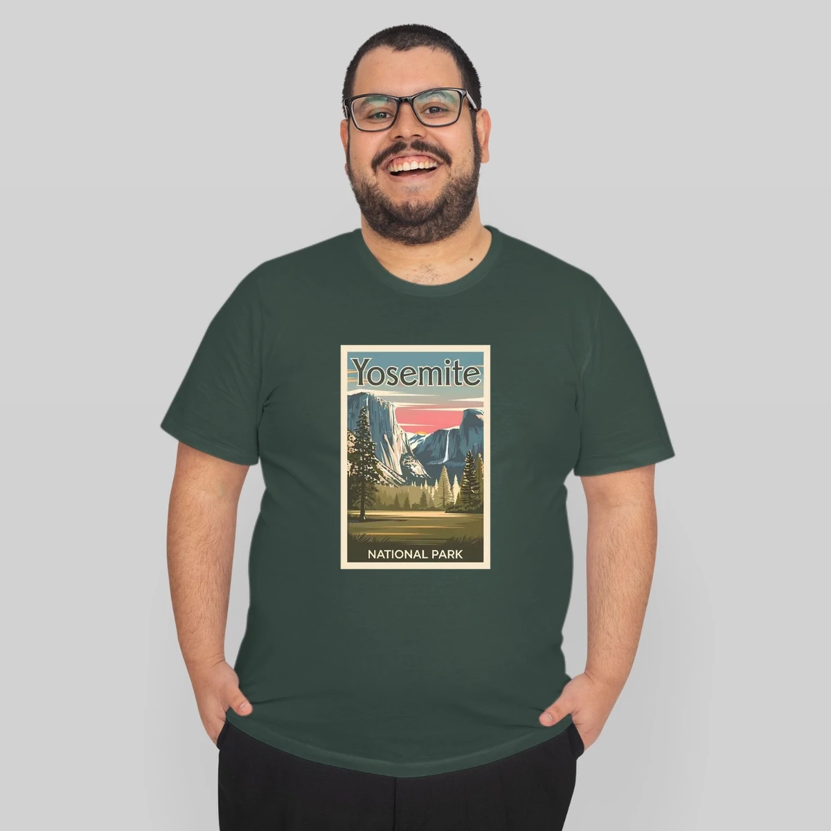 Yosemite National Park Retro Souvenir