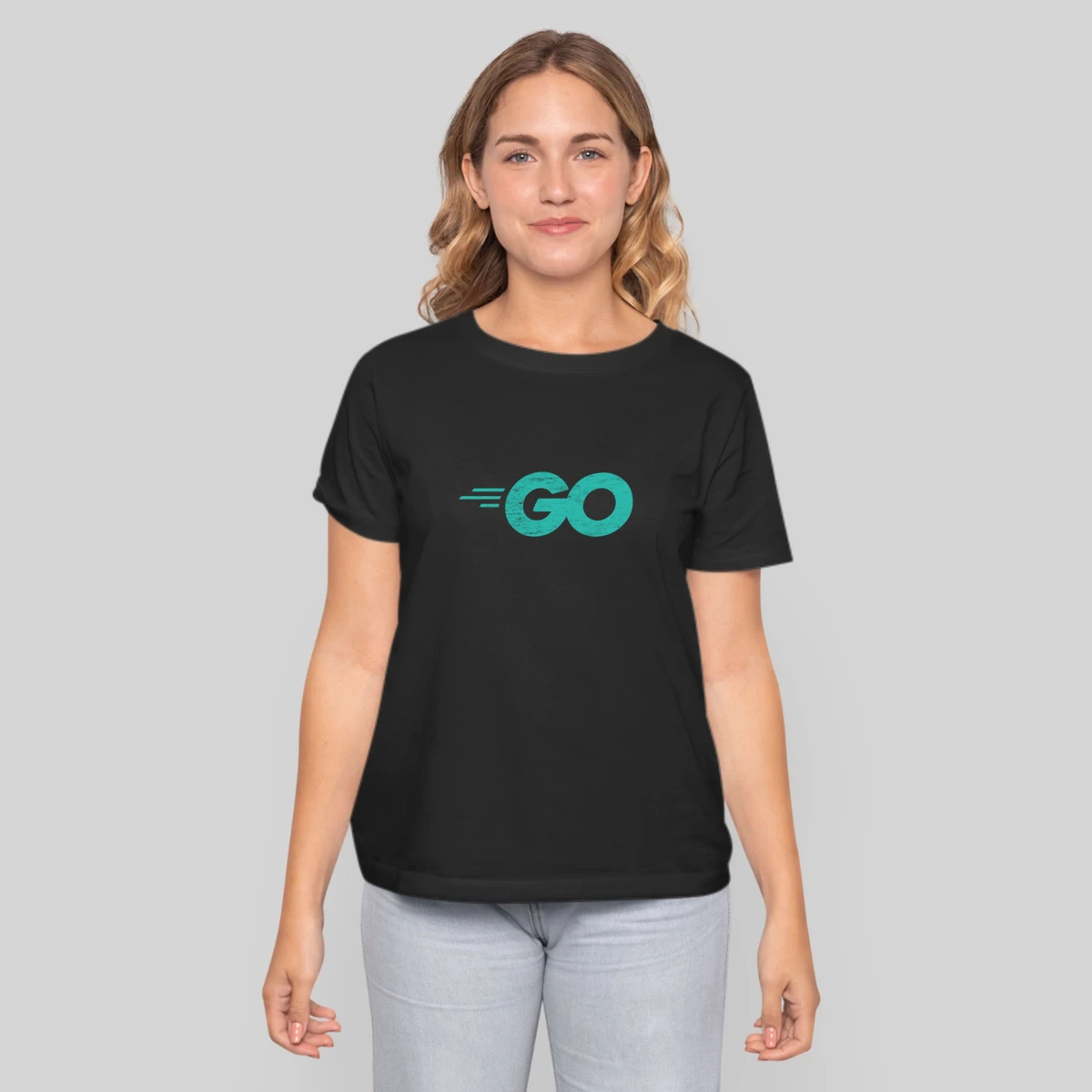 Go Programming Language With Go Logo Distressed