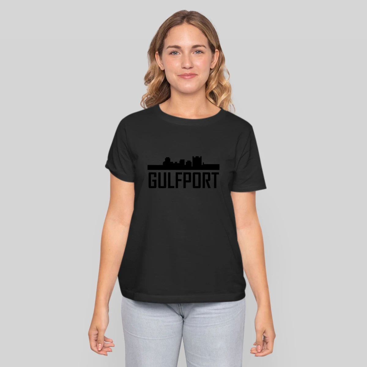 Gulfport Mississippi City Skyline