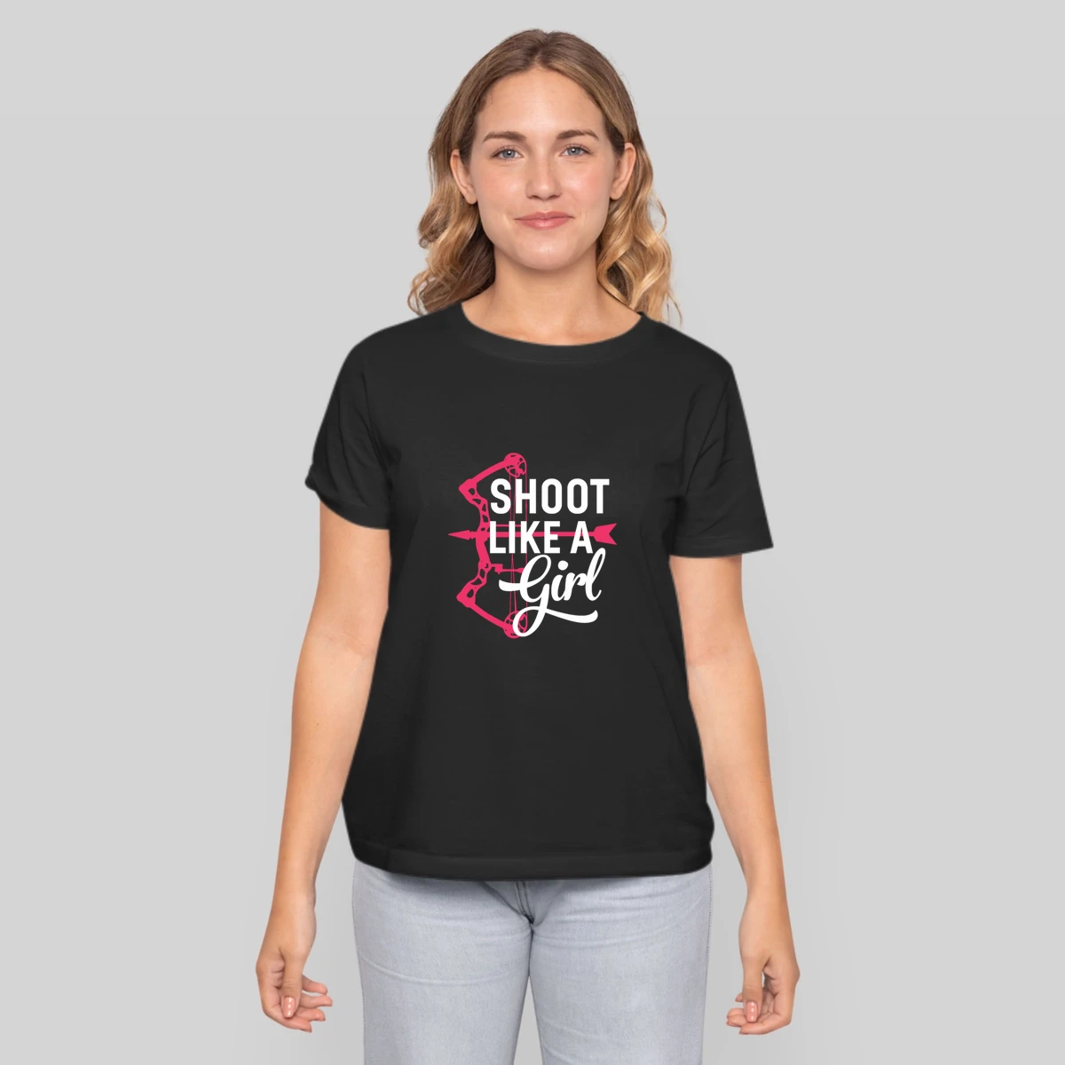 Shoot Like A Girl Archery Bow And Arrow Funny