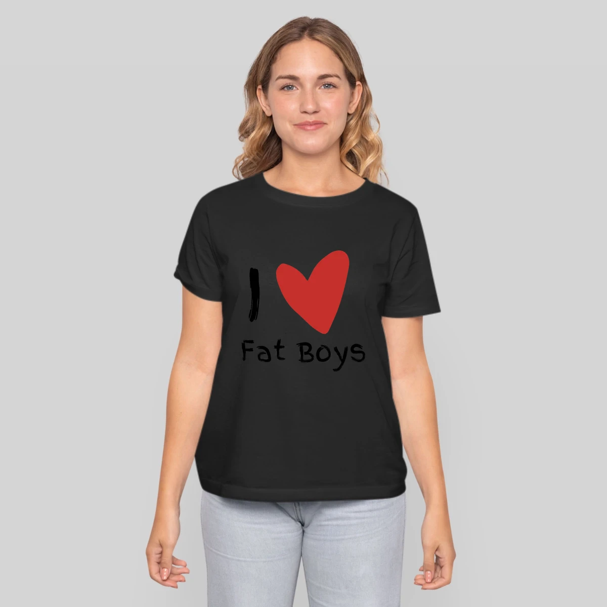 I Love Fat Boys Funny Tshirts