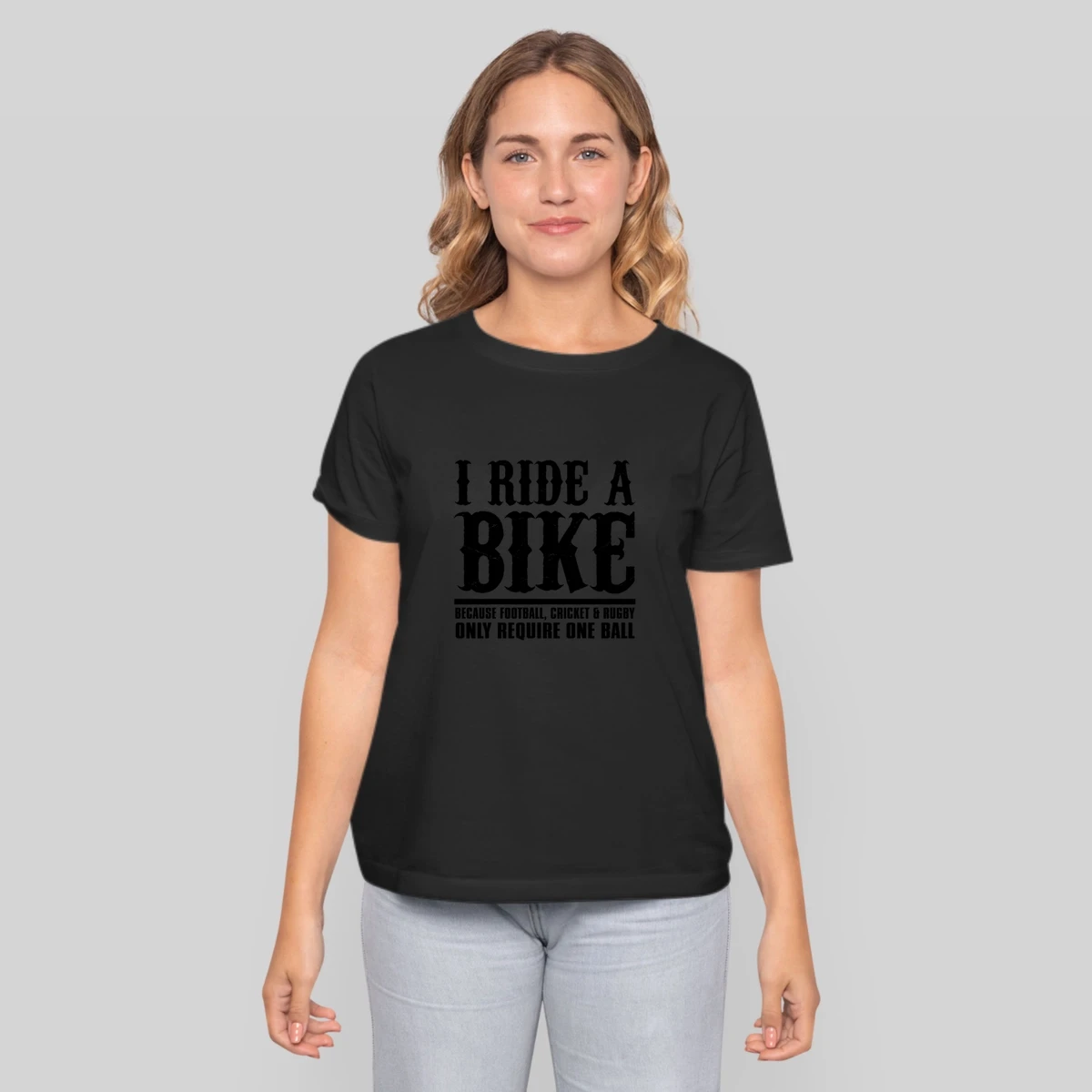 I Ride A Bike Because Football Cricket And Rugby On