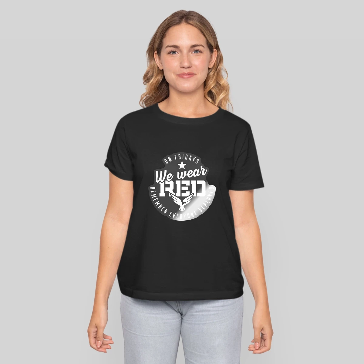 Red Friday Patriotic Military Supporter Design