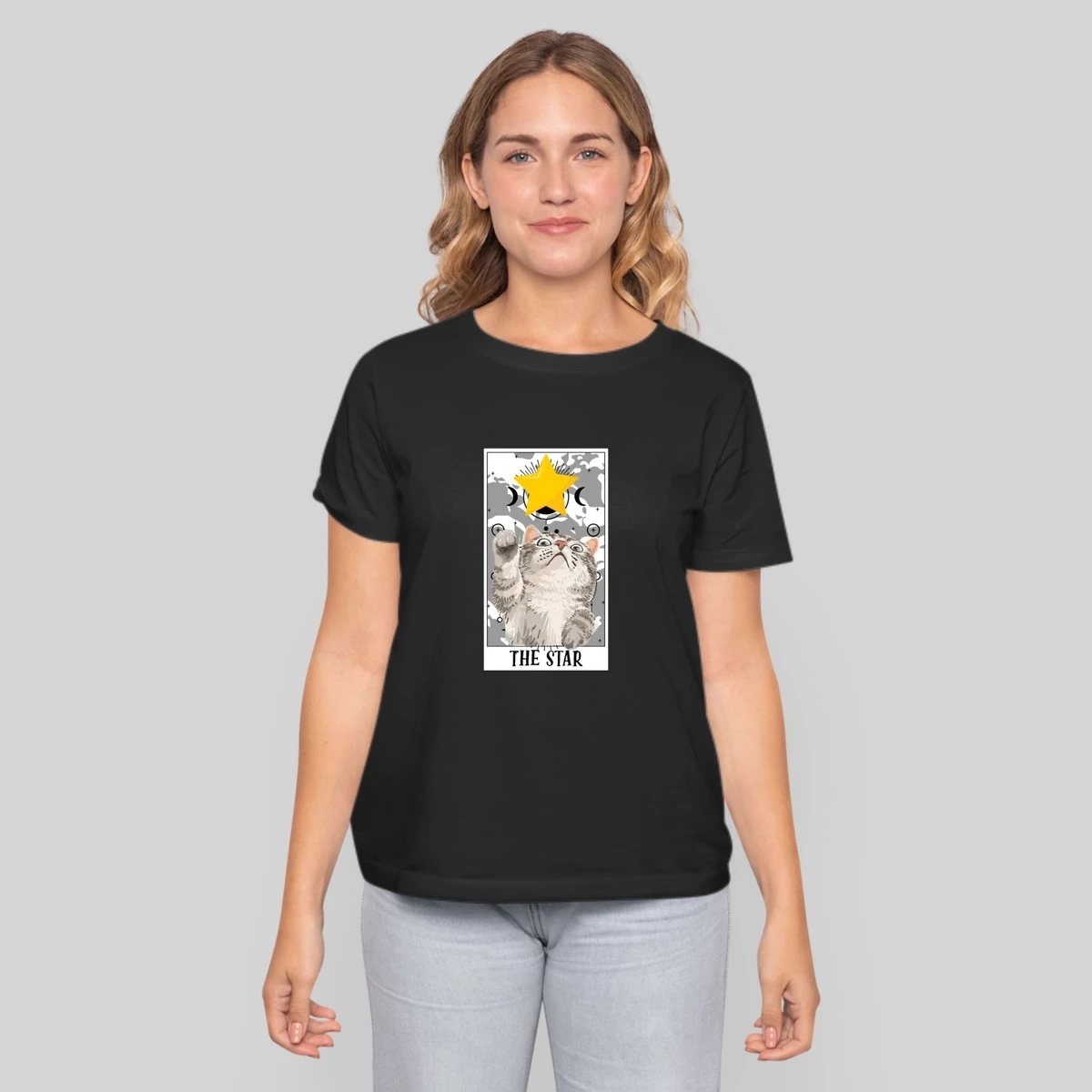 The Star Tarot Card Funny Cat Tarot Card A Tarot