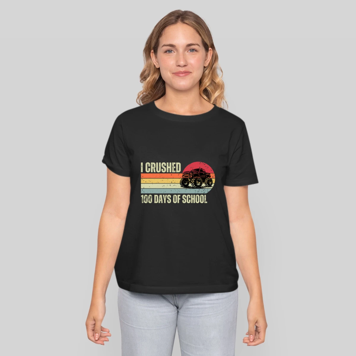 100 Days Of School Monster Truck For Boys And Kids