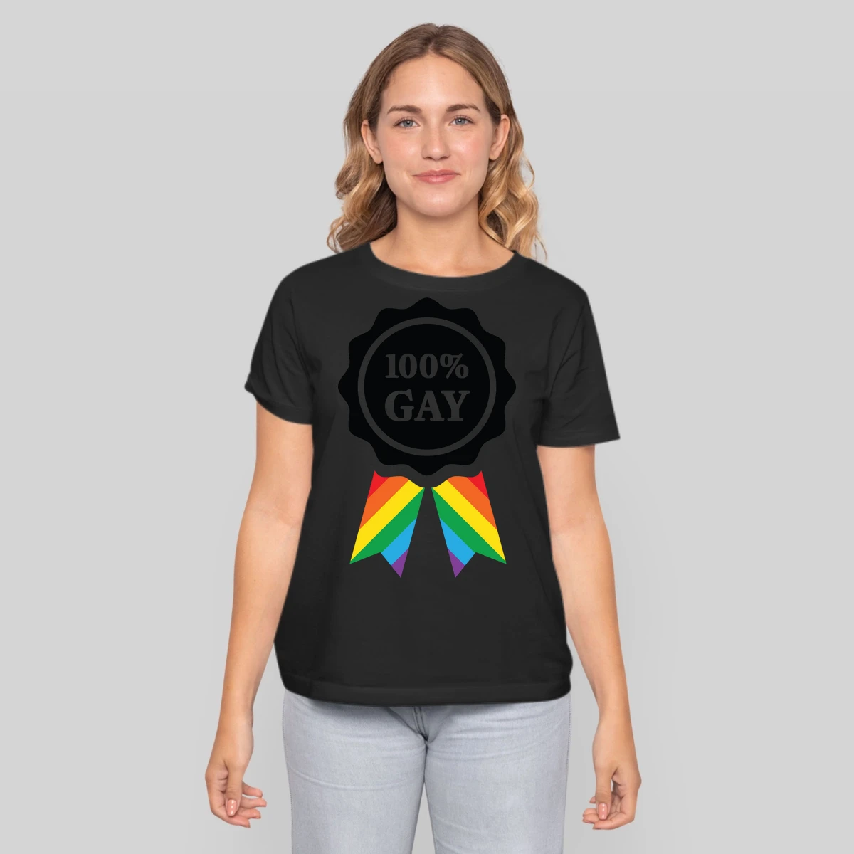 100percent Gay Badge