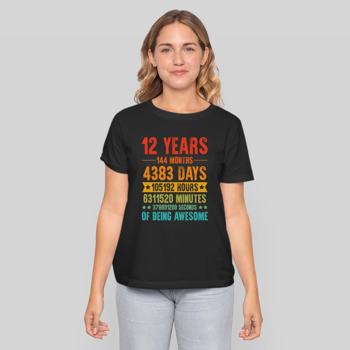 12 Years 144 Months Of Being Awesome Birthday T Design 1