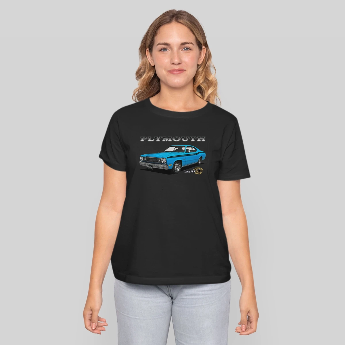 1973 74 Plymouth Duster Blue Black Stripe