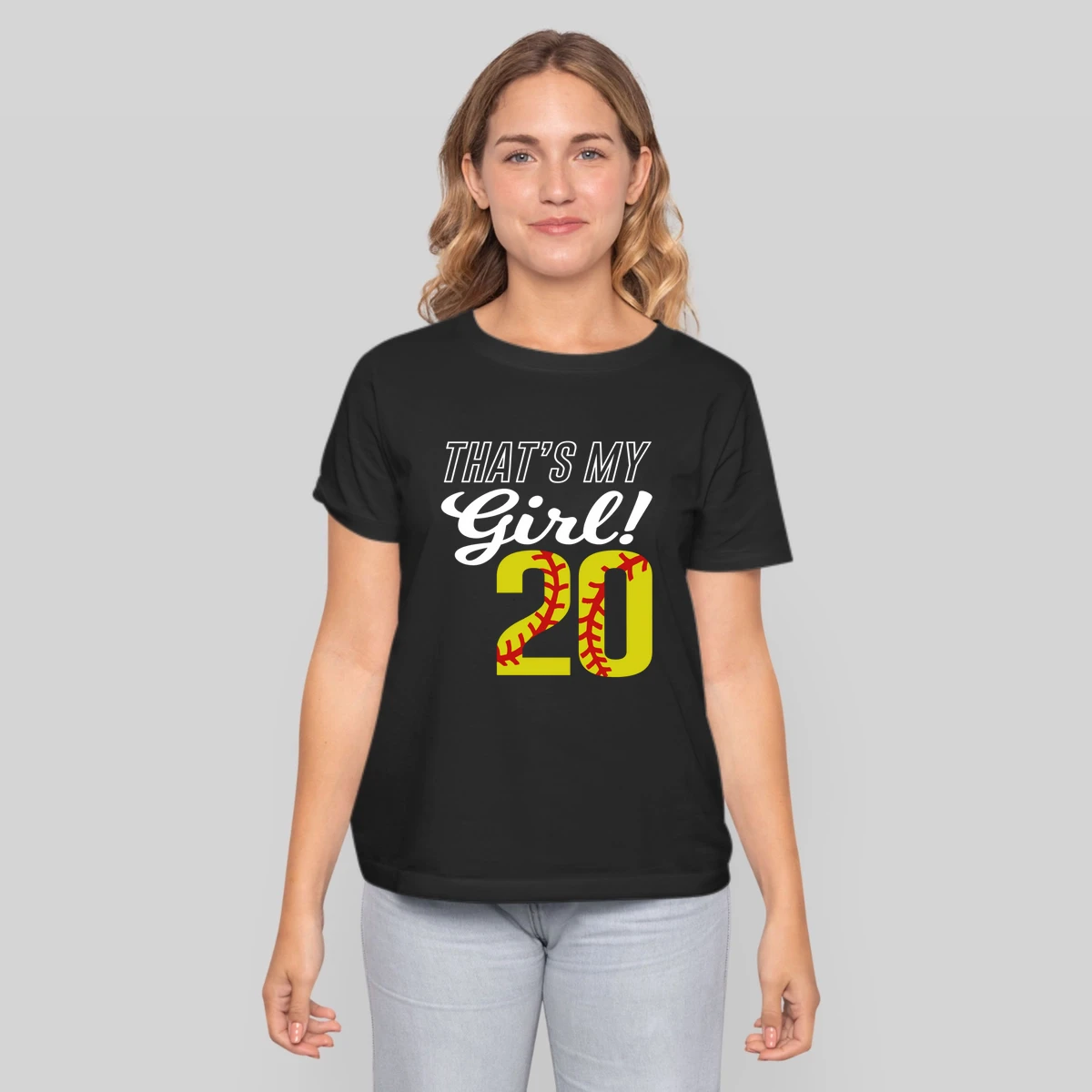 20 Softball Girl Number 20