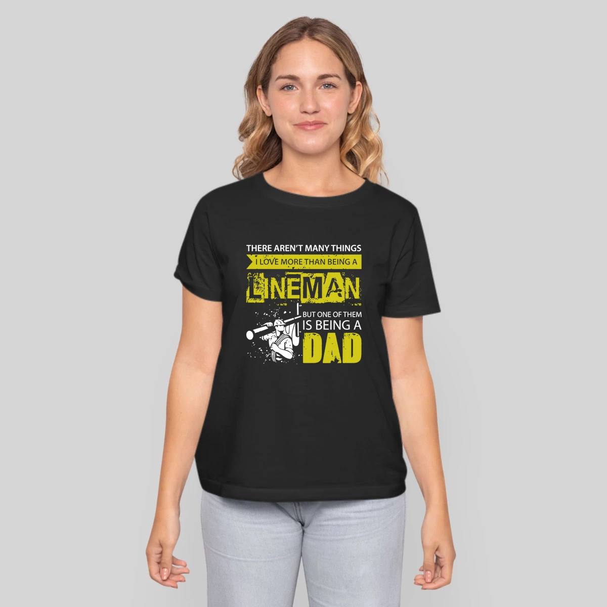 Mens Vintage Being A Lineman Dad Fathers Day Gift