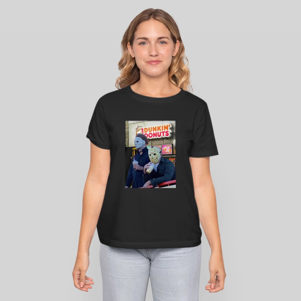 Michael Myers Jason Voorhees Drink Dunkin Donuts