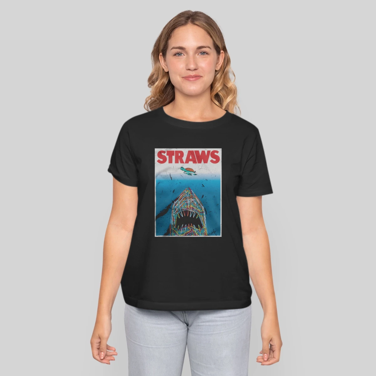 Straws Jaws Shark And Turles