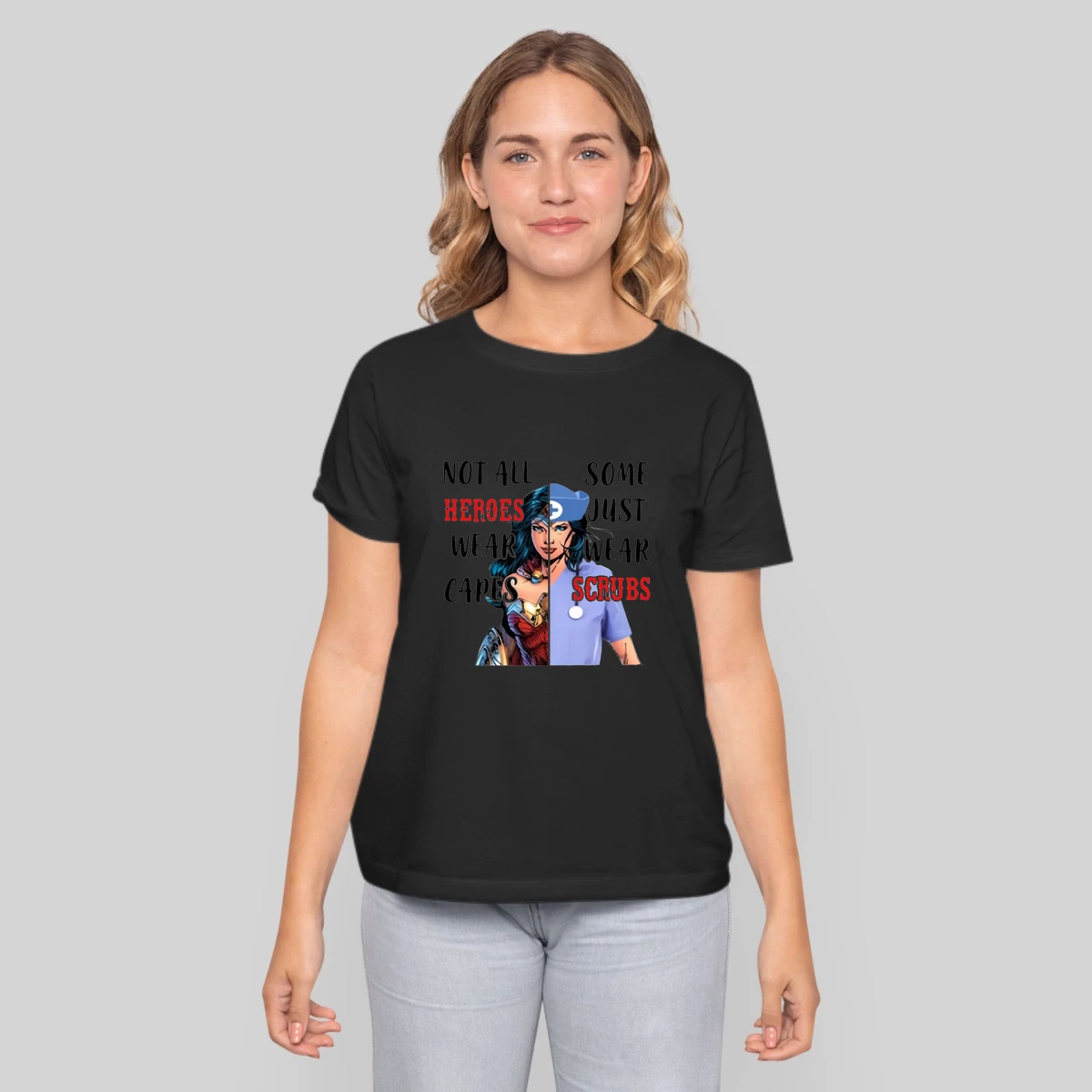 Super Girl Nurse Not All Heroes Wear Capes Some Wear Scrubs