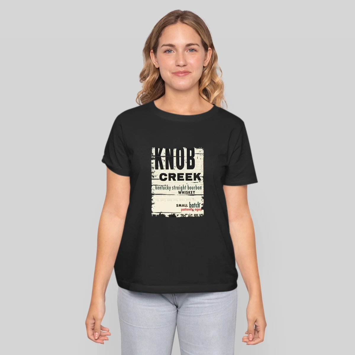 Knob Creek Bourbon Alcohol Drinking Gift Distressed