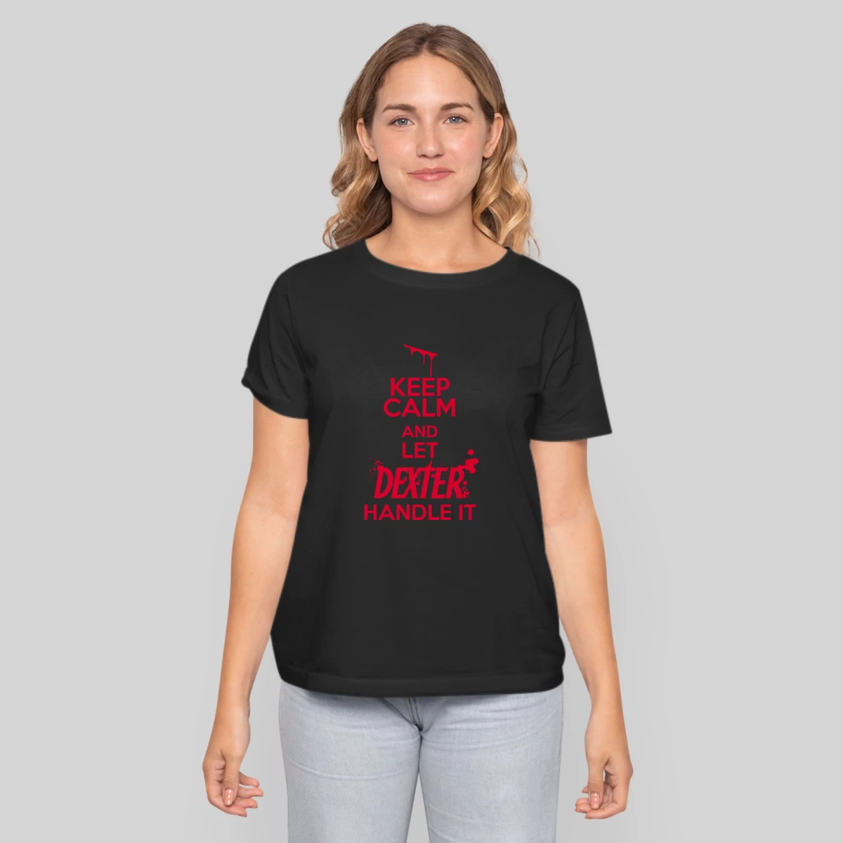 New Dexter Morgan Keep Calm And Let Dexter Handle It Cool Navy