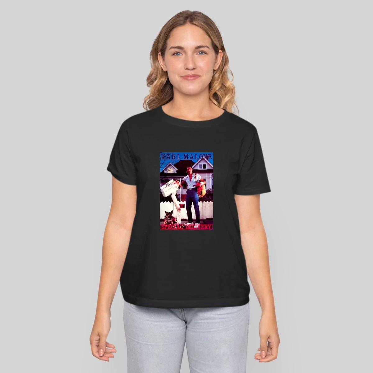 Retro 1980s The Mail Karl Malone Special Delivery