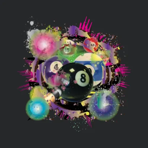 Billiard Pool Balls Explosion