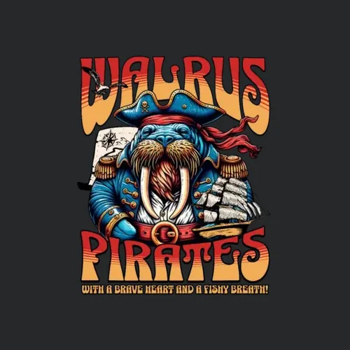 Walrus Pirates Sea Mammal Animal Buccaneer