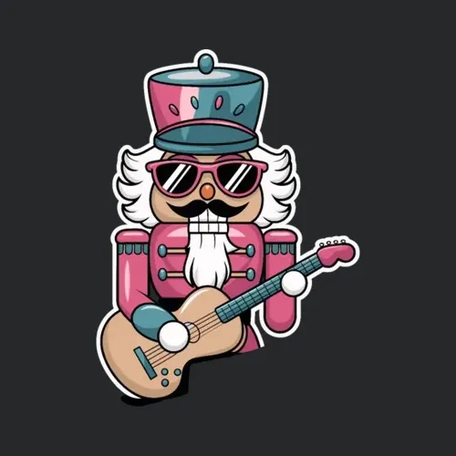 Nutcracker Playing Guitar