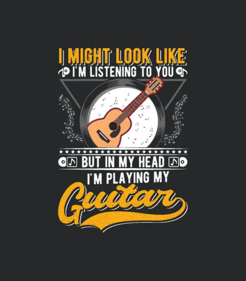 Funny Music Lover Guitarist Acoustic Guitar